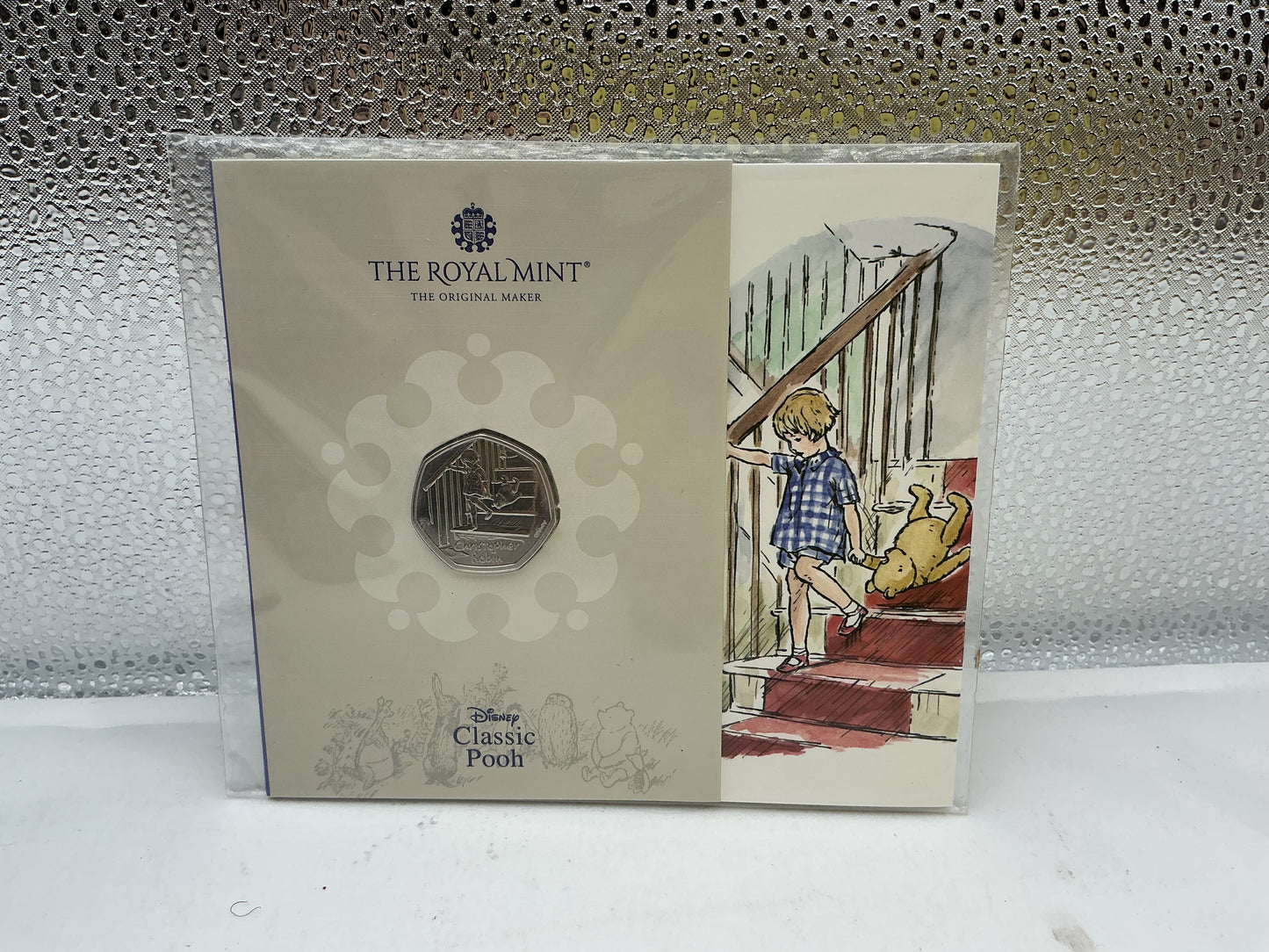 Royal Mint Classic Pooh Christopher Robin 50p coin
