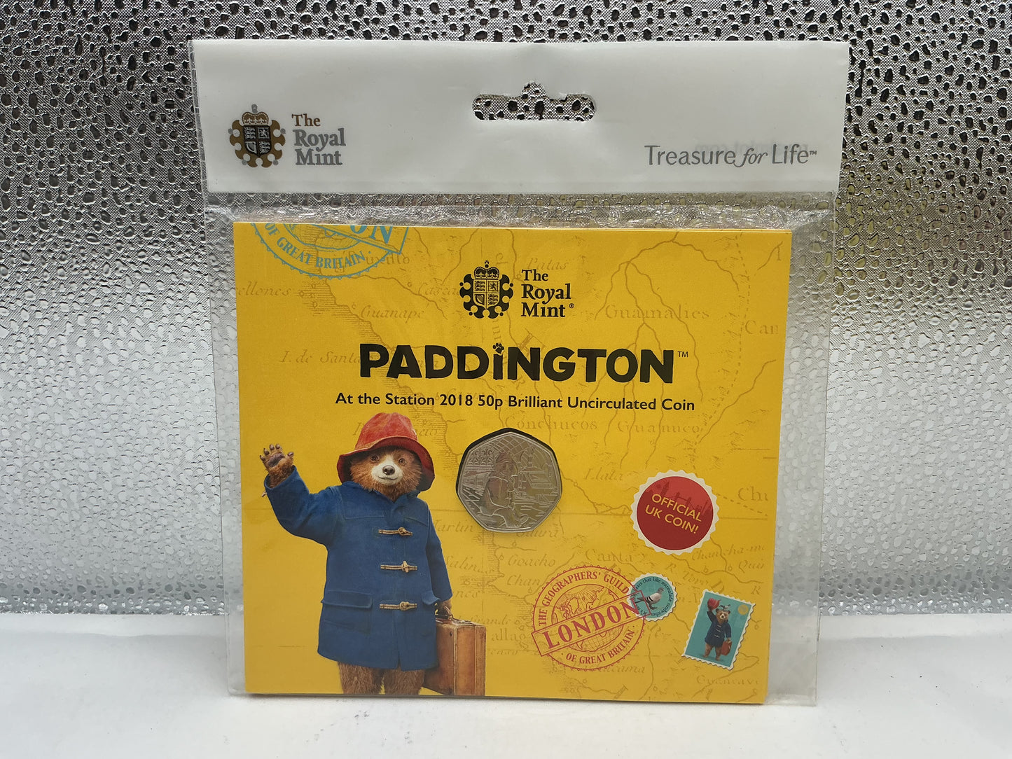 Royal Mint Paddington at the station 50p coin