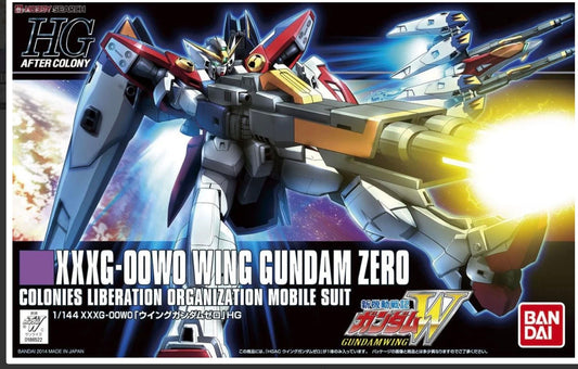 xxxg 00w0 wing gundam zero colonies HG model kit