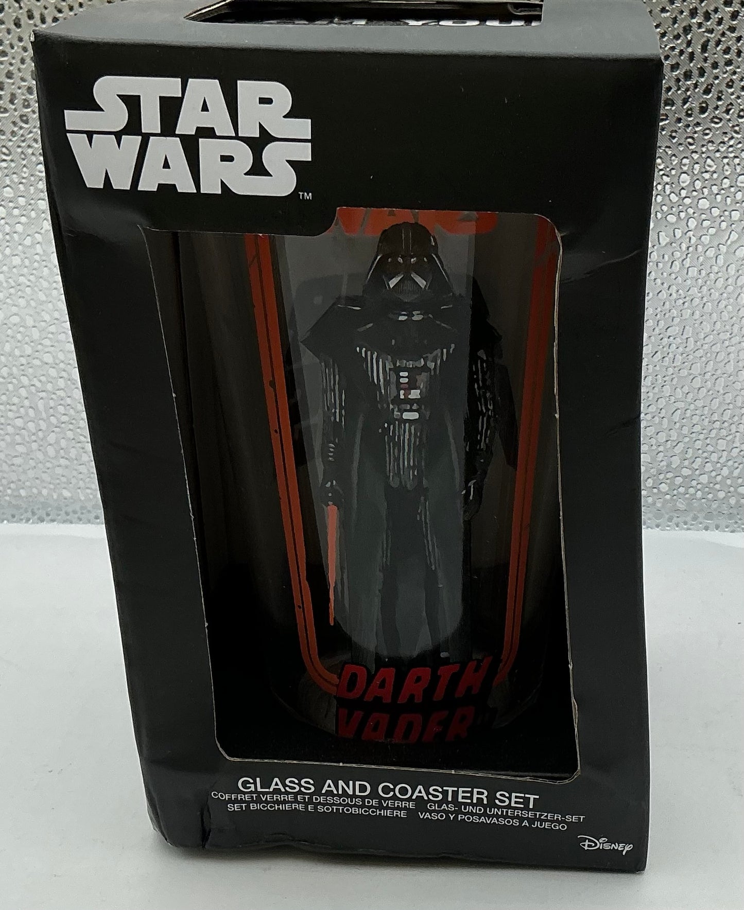 Star Wars Glass and Coaster Set  Darth Vader