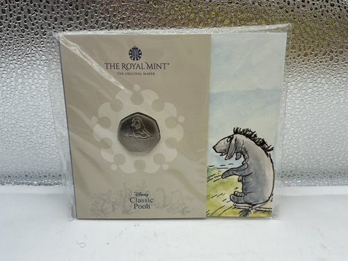 Royal Mint Classic Pooh Eeyore 50p coin
