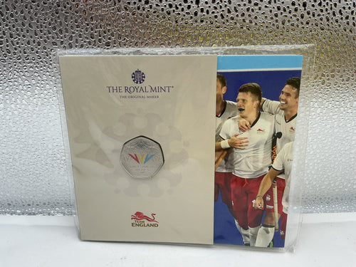 Royal Mint Commonwealth games Team England 50p coin