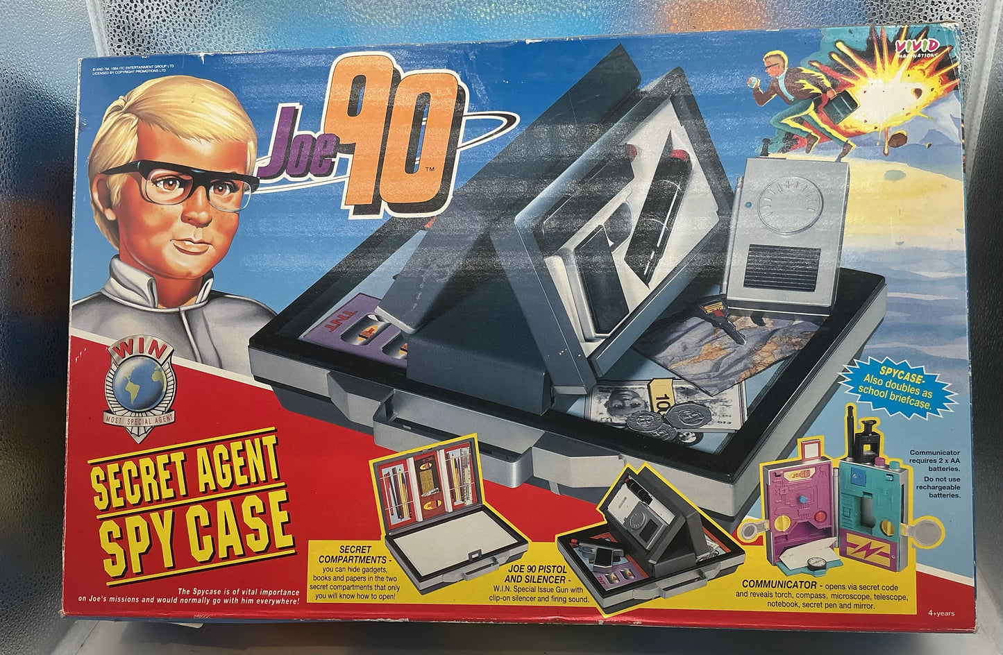 Joe 90 secret agent spy case boxed