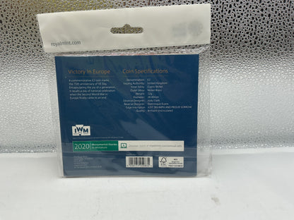 The royal mint peace in sight 2 pound coin sealed