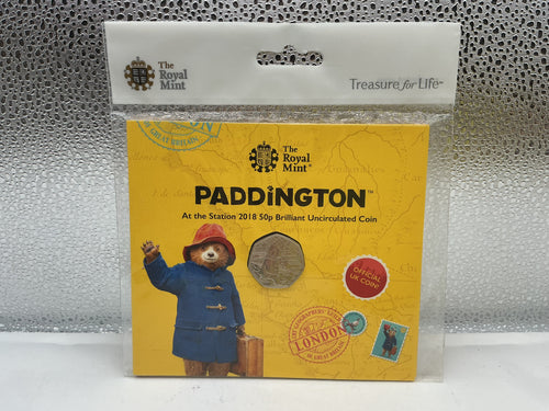 Royal Mint Paddington at the station 50p coin