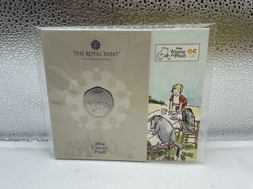 Royal Mint Classic Pooh Winnie the Pooh and friends 95 years 50p coin