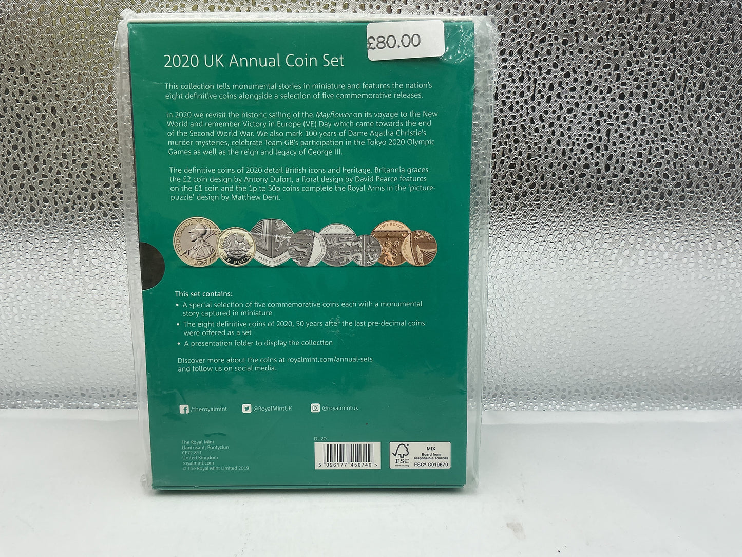 The royal mint 2020 united kingdom brilliant uncirculated set
