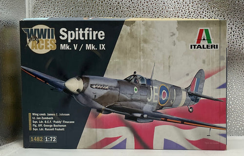 Italeri WW11 Ages Spitfire Mk.V Mk 1X 1 72 Scale