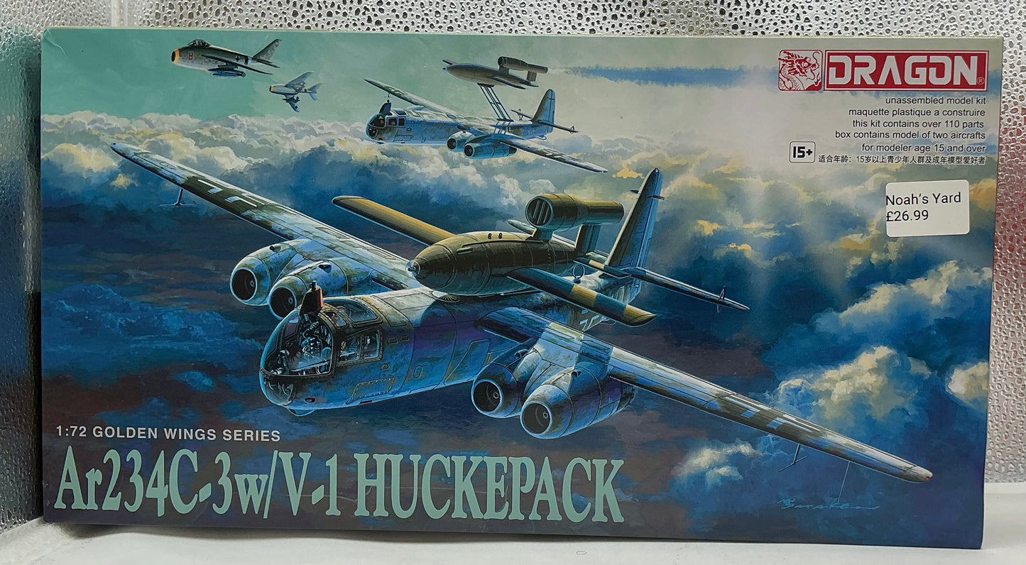 Dragon Ar234C 3w V 1 Huckepack 1 72 Scale