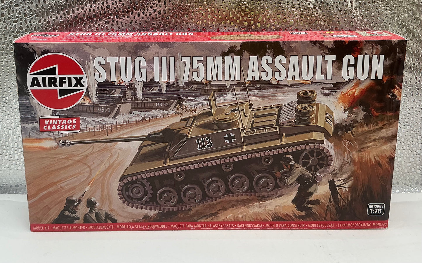 Airfix Stub 111 75mm Assault Gun 1 76 Scale