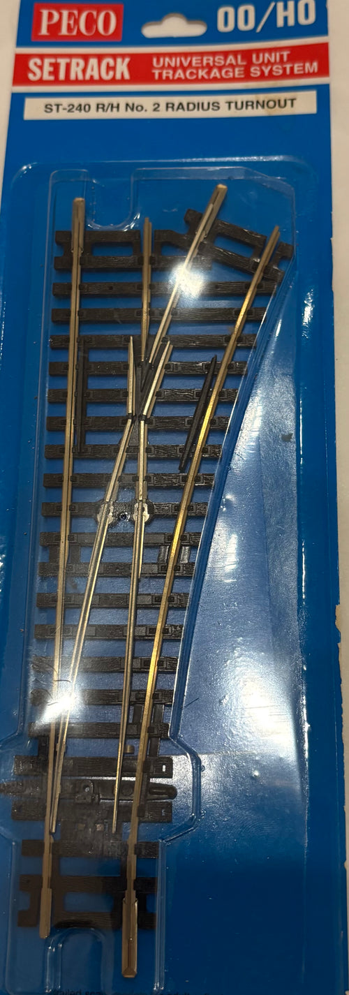 Peco OO gauge right hand turnout points