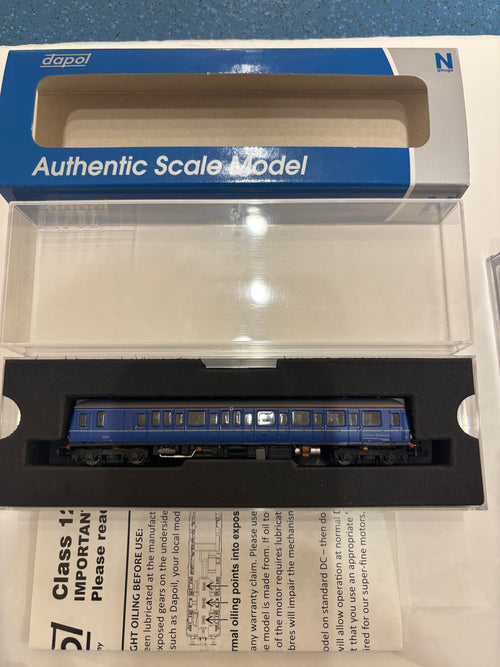 Dapol n gauge class 121 chiltern railways blue