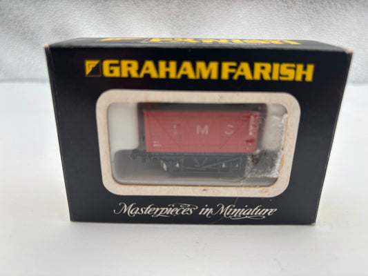 Graham Farish N GAUGE twin vent van LMS (398)