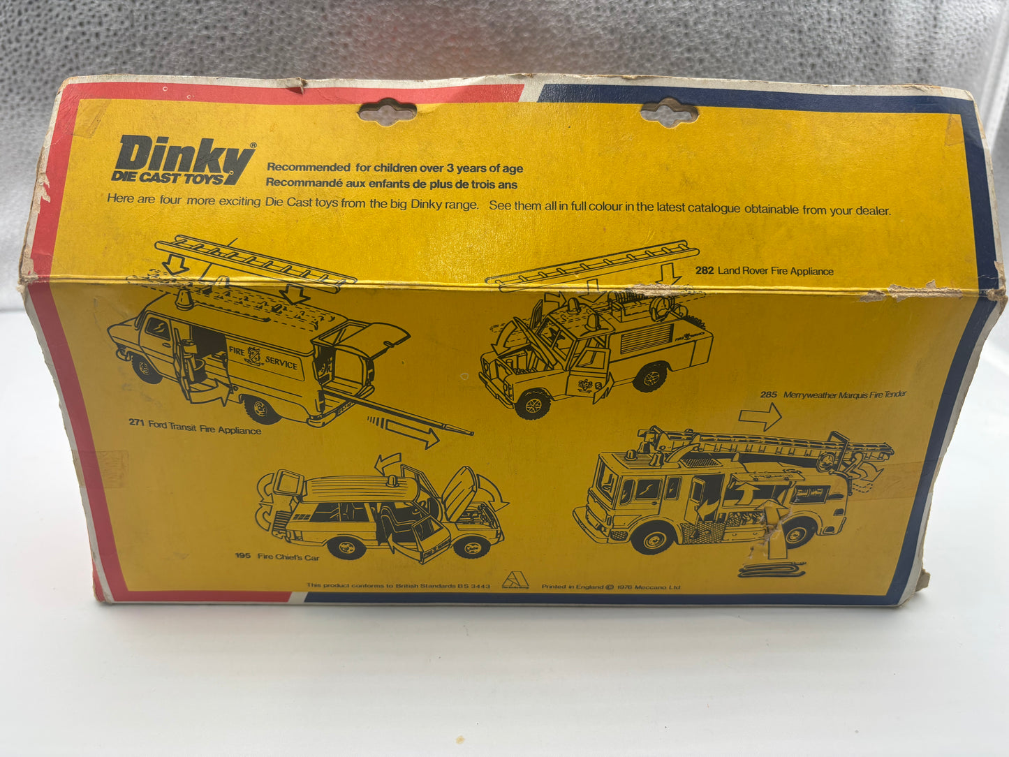 Dinky E.R.F. Fire tender 266 (A1)