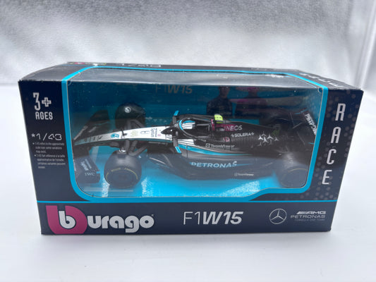 Burago race AMG Petronas Formula One team racing car