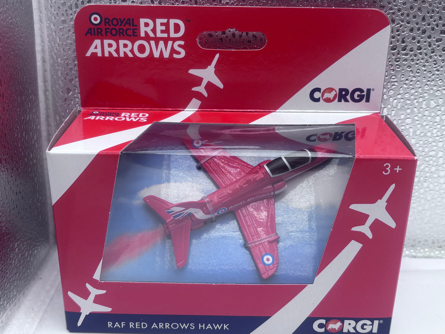 Corgi RAF Red Arrows Hawk diecast plane