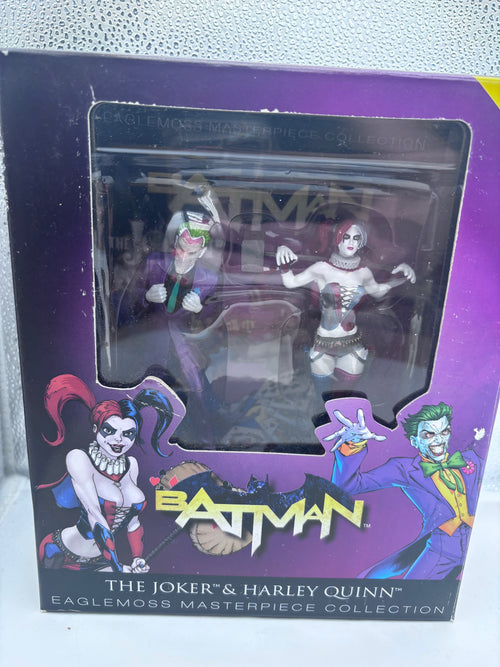 Eaglemoss batman joker and Harley quin figures