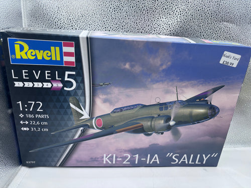 Revell K1 21 1A Sally Aircraft Kit 1 72 Scale