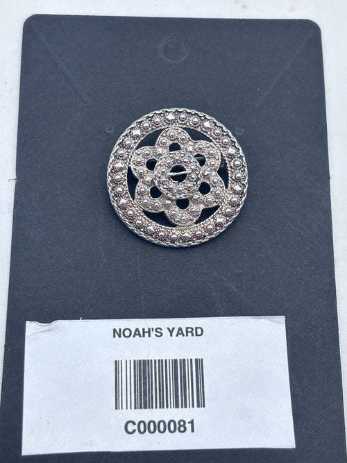 Silver norweigan solje brooch