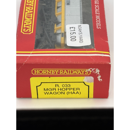 Boxed Hornby 00 Gauge MGR Hopper Wagon.