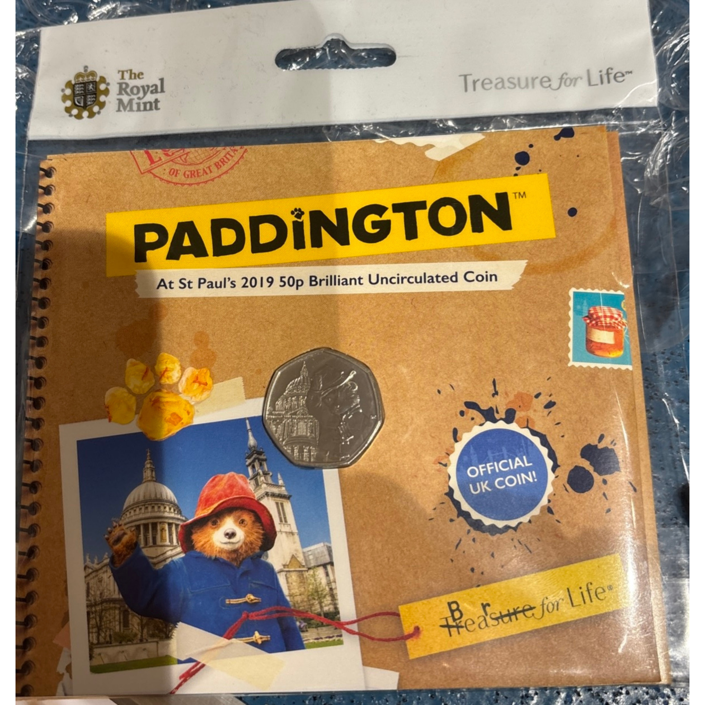 Royal Mint Paddington at St Paul’s  collectable 50p coin